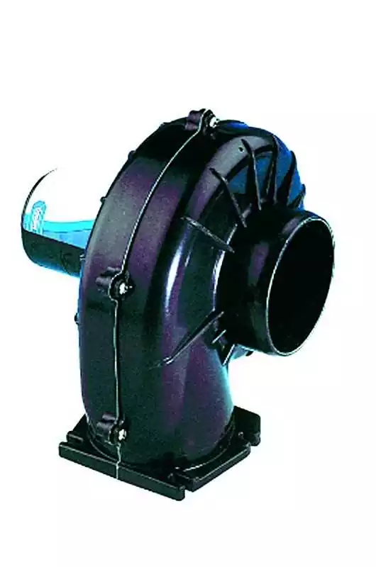 Ventilateur orientable sur étrier 3 m3/mn 12V diamètre 75mm 6 Ampères