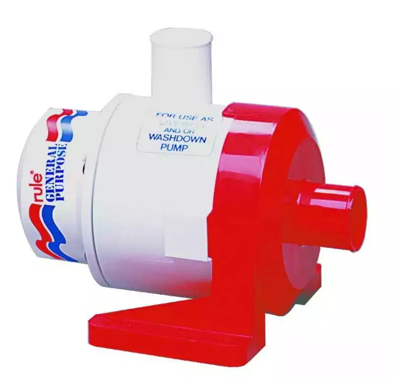 Pompe à eau basse pression 14380 L/H 12V diamètre sortie 38 mm