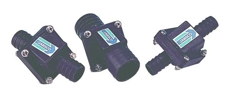 Clapets anti-retour plastique 19 mm favorise l'amorçage empêchent le reflux d'eau dans la cale