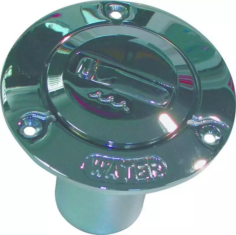 Nable laiton chromé diamètre 38 mm eau marquage WATER