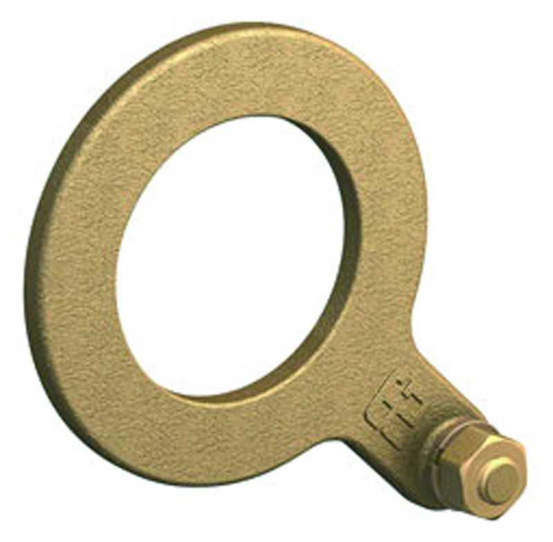 Rondelle de masse en bronze 3/8" pour passe coque diamètre interieur 18 mm