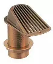 Passe coque bronze avec crépine 2"1/2 pouces diamètre 65mm