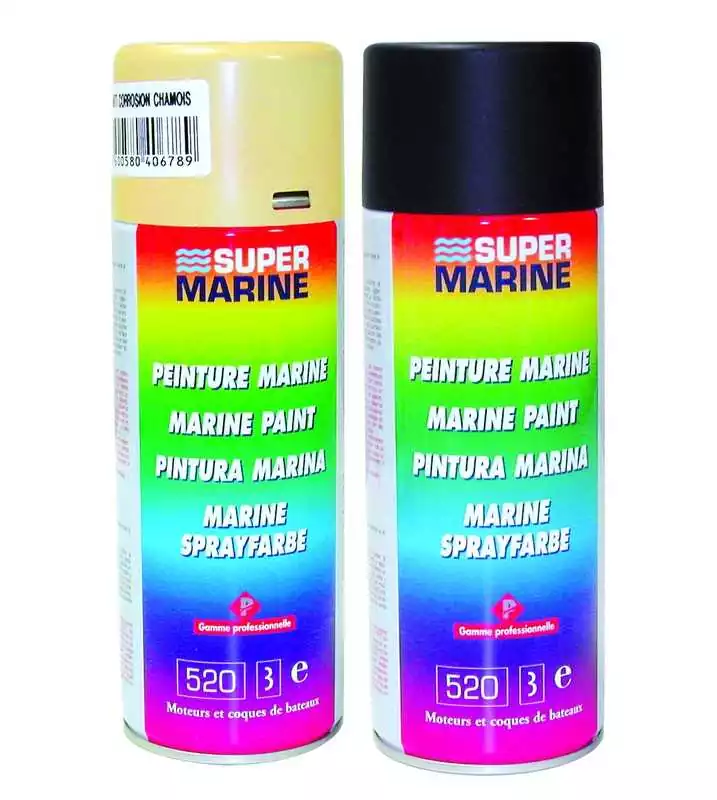 Primaire marine anti rouille vert Acier et Fonte aérosol 400ml