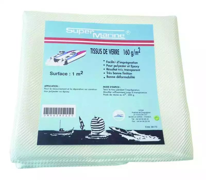 Tissu de verre SATIN ROVING 160G 1M2
