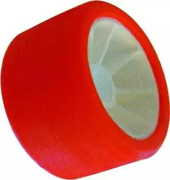 Galet rouge Longueur 75mm diamètre 120mm Alésage 21mm