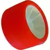 Galet rouge Longueur 75mm diamètre 120mm Alésage 21mm