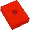 Patin rouge PM 010 Longueur 130mm largeur 100mm