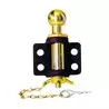 Chape rotule 4 trous boule d'attelage diamètre 50 mm