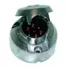 Prise femelle sur socle en aluminium 7 broches 12V Norme ISO 1724