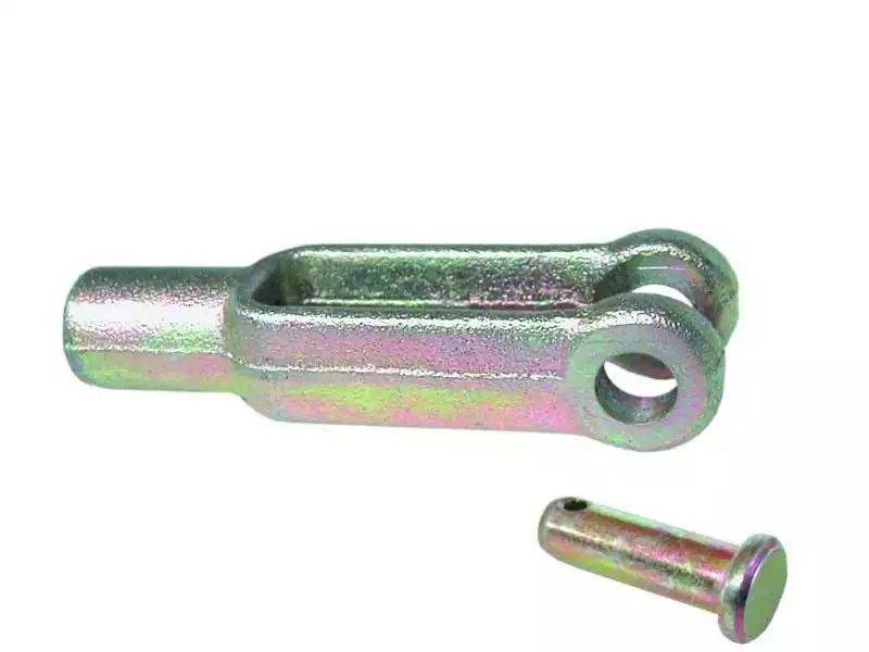 Chape et axe 8mm pour câble type 33/2300 filetage 10-32UNF