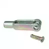Chape et axe 8mm pour câble type 43 filetage 1/4-28UNF