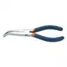 Pince à bec coudé Bec plat long strié Longueur 160mm