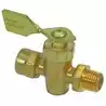 ROBINET LAITON mâle/femelle 1/4 pouces NPT