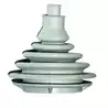 Soufflet de passage de câble gris perçage diamètre 69 mm