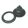 Soufflet de passage de câble avec anneau noir diamètre sortie 10 à 14 mm