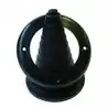 Soufflet de passage de câble avec anneau noir diamètre sortie 14 à 48 mm