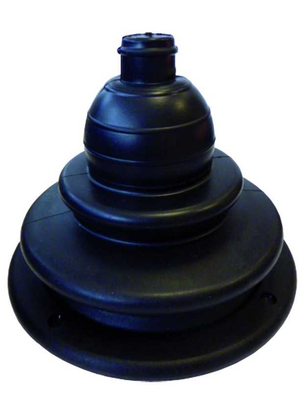 Kit soufflet de passage avec anneau noir perçage diamètre 105 mm