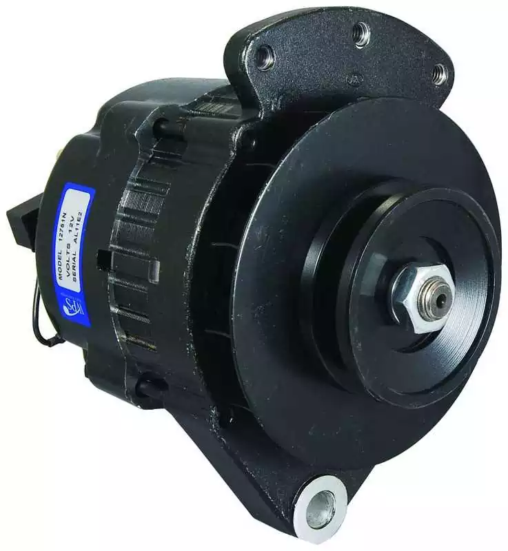 Alternateur Crusader Yamaha inboard 12V 55A poulie 1 gorge diamètre 73mm Crusader 5.0L 305 5.7L 350