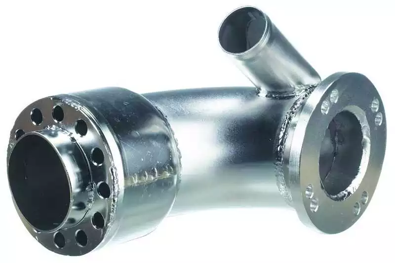 Coude d'échappement inox Yanmar Série 6LY