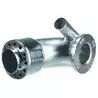 Coude d'échappement inox Yanmar Série 6LY