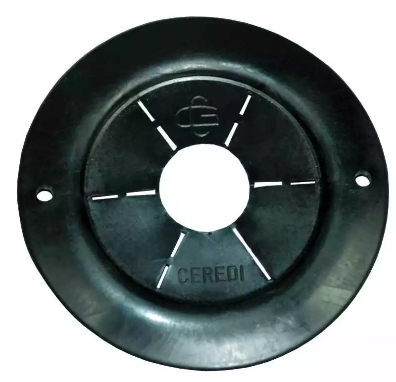 Anneau de passage de câble multi lèvres noir perçage diamètre 68 mm
