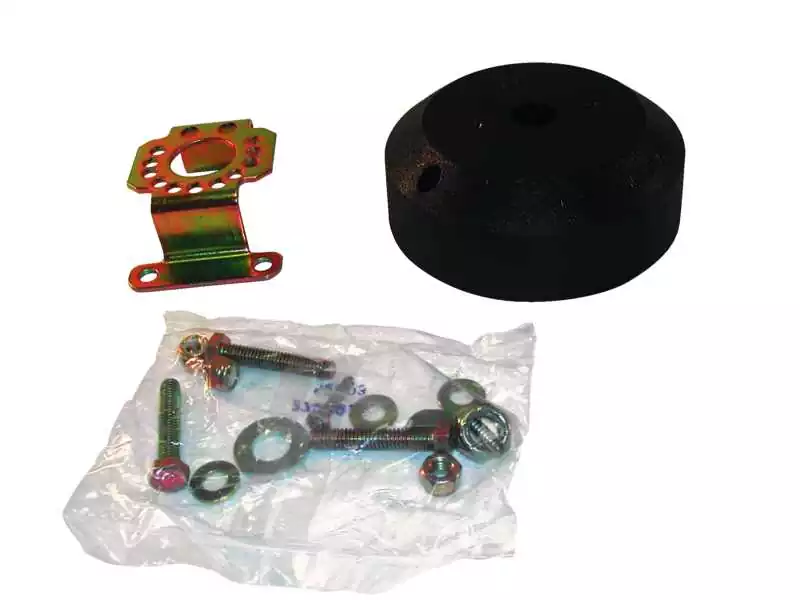 Support droit 90° noir pour crémaillère Safe-T QC