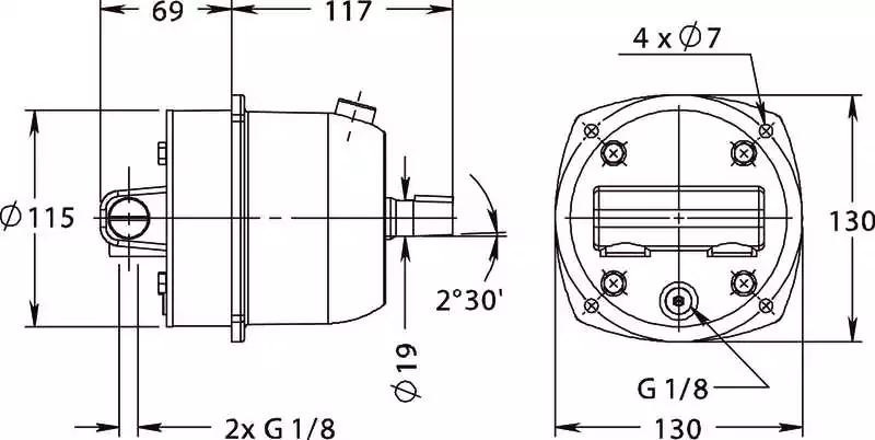 Kit de direction hydraulique hors-bord LS226 – Montage frontal – Jusqu’à 115 CV (180 CV bi-moteur) – Flexibles 8 m