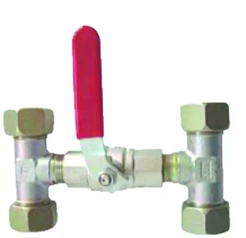 Vanne by-pass pour tuyau rigide diamètre 8 x 10mm