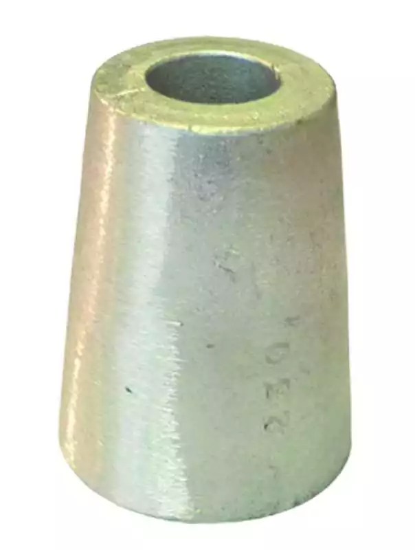 Anode zinc conique pour embout d'arbre Ø 50 mm – 1,14 kg
