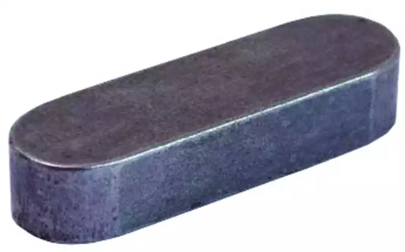 Clavette d'arbre inox 8x7x55mm arbre diamètre 30mm