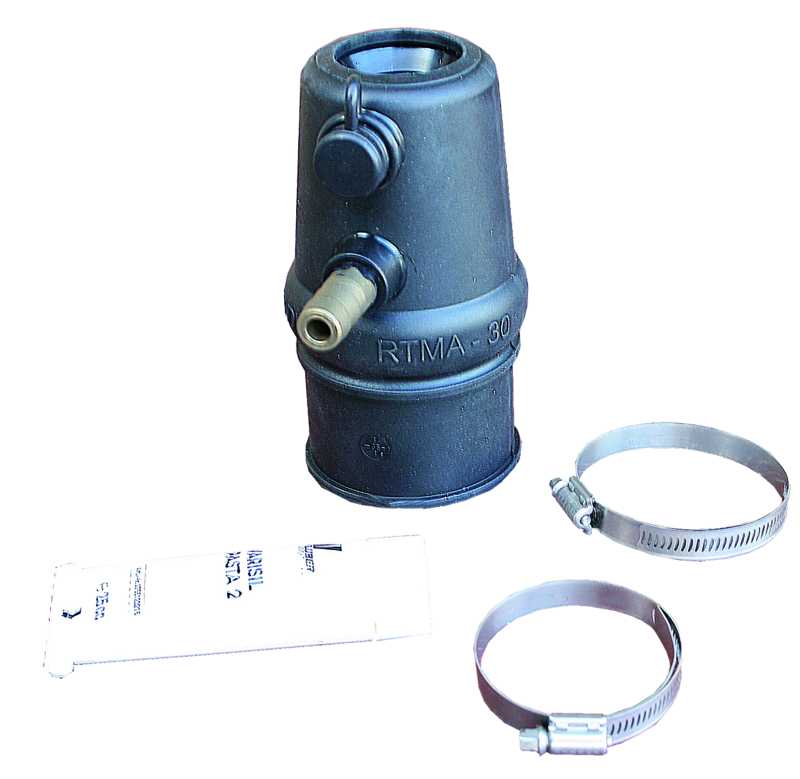 Presse étoupe avec prise d'eau type RMTA arbre 35mm Tube d'étambot 53-55mm Long 123mm Presse étoupe avec prise d'eau type RMTA arbre 35mm Tube d'étambot 53-55mm Long 123mm