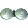 Anode alu gouvernail rosace diamètre 128mm vis de fixation 12 mm