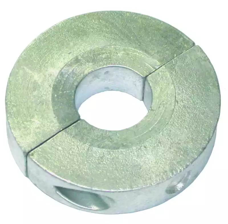 Anode zinc collier d'arbre étroit Ø 45 mm – Ø extérieur 80 mm