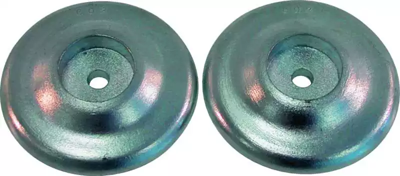 Anodes zinc rosace Ø 90 mm pour gouvernail – paire avec boulons inox