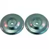 Anodes zinc rosace Ø 90 mm pour gouvernail – paire avec boulons inox