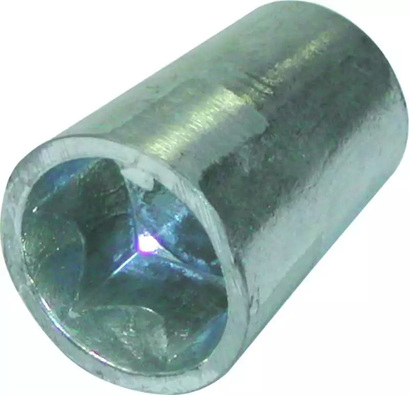 Anode embout d'arbre Zinc diamètre 45mm 6 pans