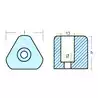 Anode zinc embout d'arbre Gori diamètre 33 x 20mm