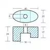 Anode pour propulseurs BOW23/50/80 et STERN