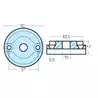 Anode pour propulseurs BOW35/55