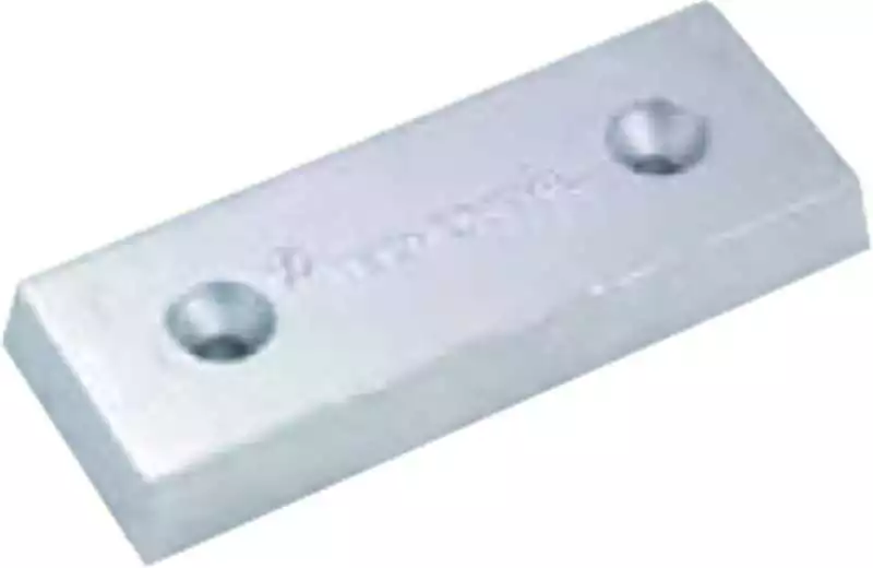 Anode zinc à boulonner 130x50x17