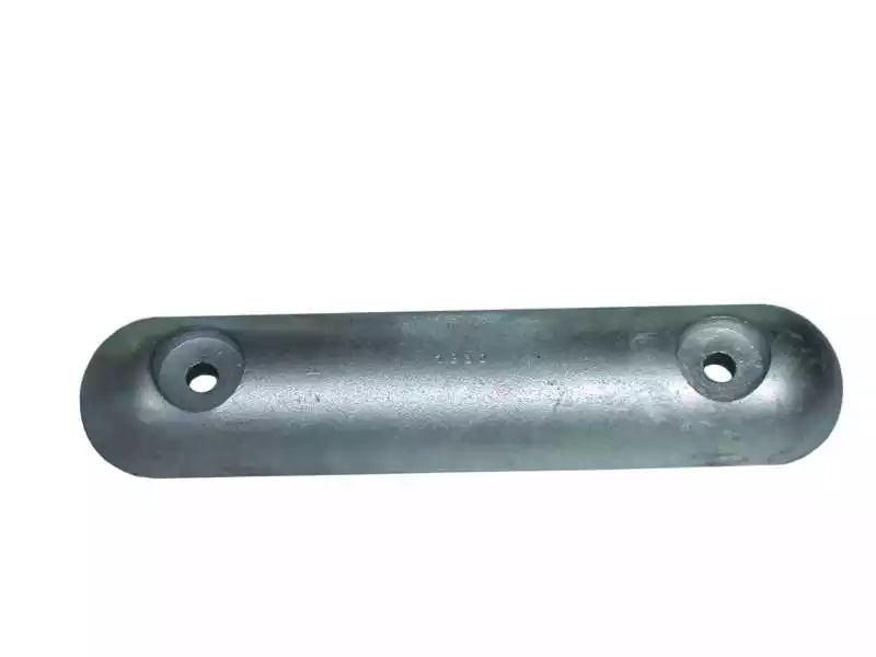 Anode zinc Fairline à boulonner 455 x 94 x 40 mm – 7 kg – entraxe 230 mm