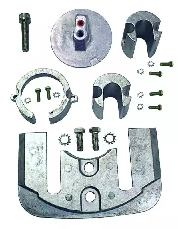 Kit anode alu pour Mercury Bravo gen 1 après 1988