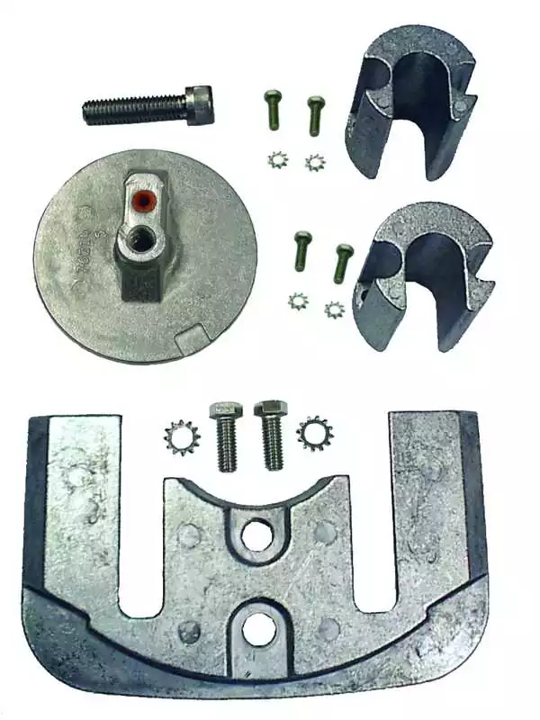 Kit anode alu pour Mercury Bravo gen 2-3 après 1989 gen 3