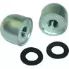Anode zinc écrou bouclier la paire embase Mercury 55989A3 à 55989Q9