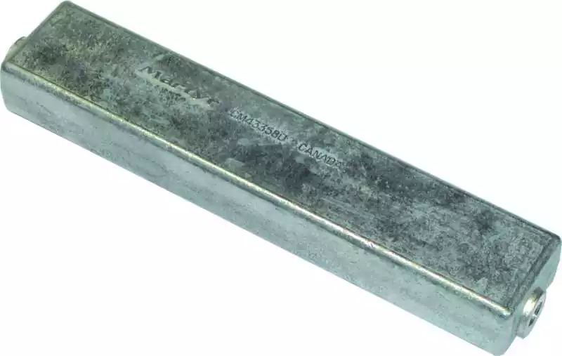 Anode étrier alu Johnson Evinrude OMC 60-300 cv OEM 433580 5007089