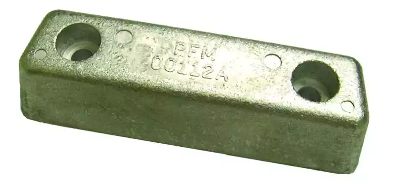 Anode zinc embase Volvo Penta 290 Duo Prop – Ø110 / 85 mm – réf. 852835