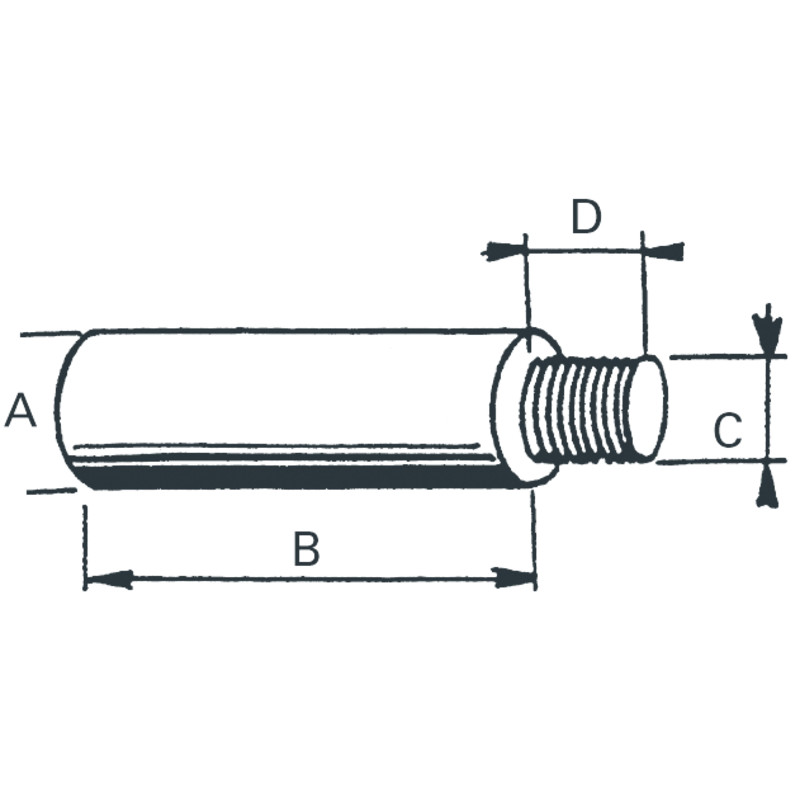 Manille droite inox A4 accastillage bateau - manilles, poulies, taquets, Shop Marine
