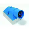 Prise marine Socle de connecteur en saillie 230V 2 phases + terre 16A