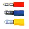 100 Fiches ronde mâle Jaune section câble 3 à 6mm2 Diamètre oeil 5mm