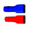 100 clips Fiche femelles isolée 6,3X0,8mm section câble 1,5-2,5mm²